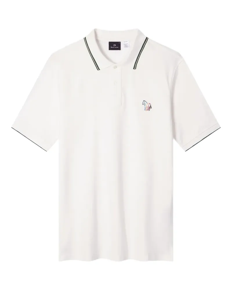 Paul Smith Poloshirt mit bestickten Enden - Nude Nude