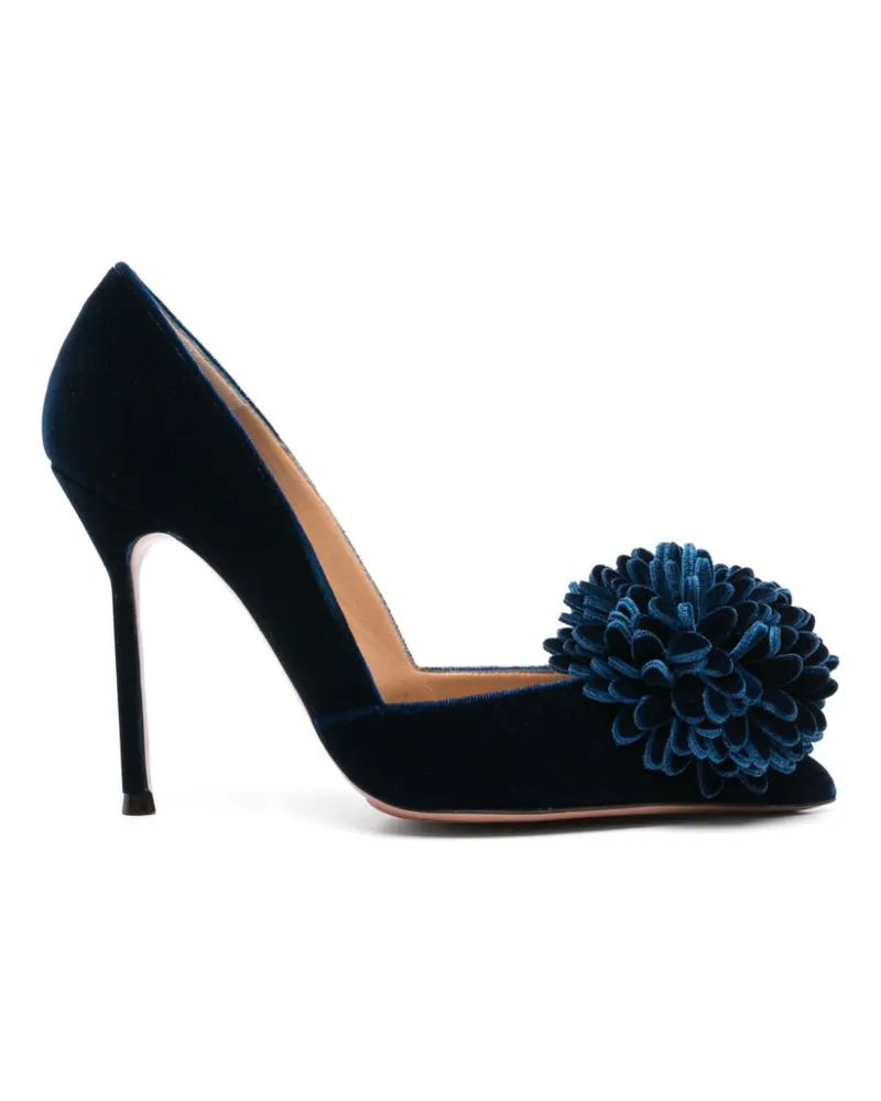 Aquazzura Couturier Pumps 105mm - Blau Blau