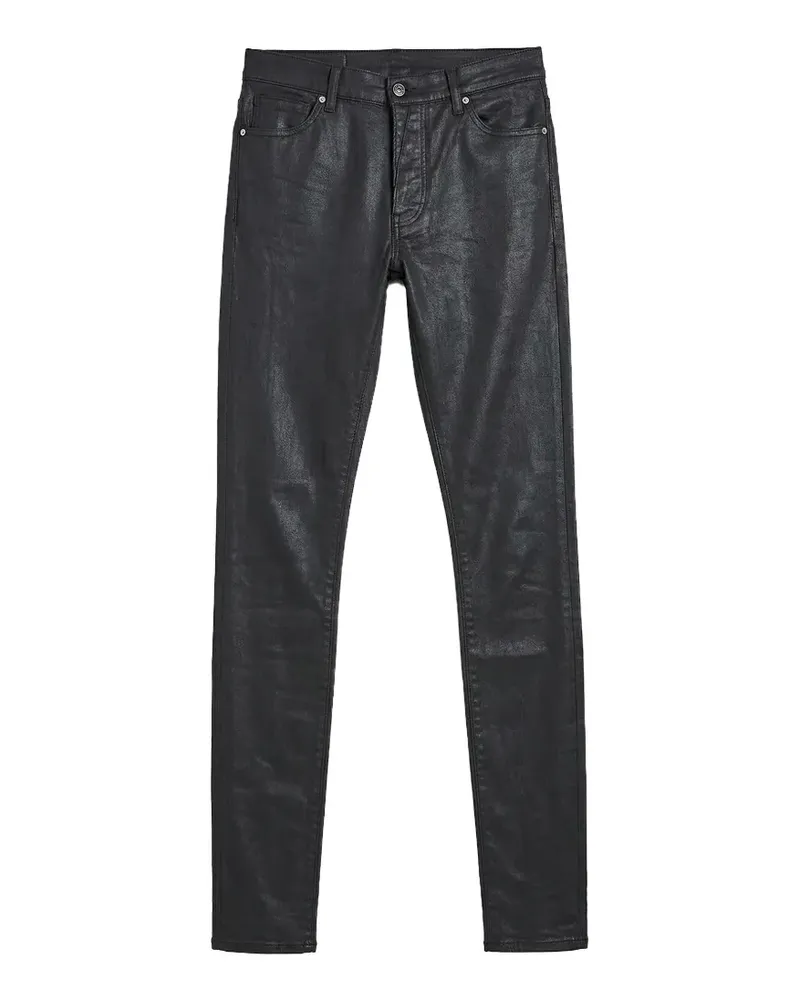 ksubi Van Winkle Main Stage Jeans im Metallic-Look - Schwarz Schwarz