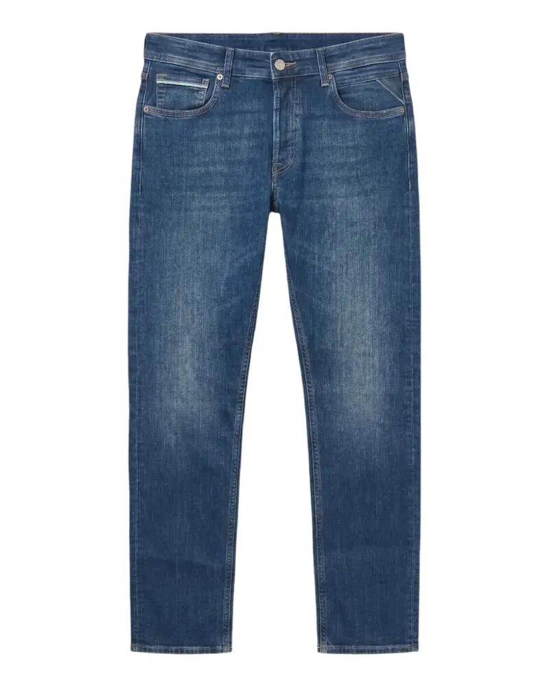 Replay faded-effect slim-fit jeans - Blau Blau