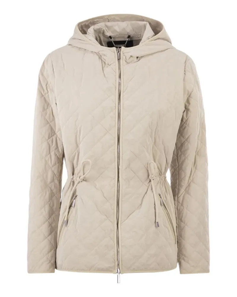 MOORER Gesteppte Kapuzenjacke - Nude Nude