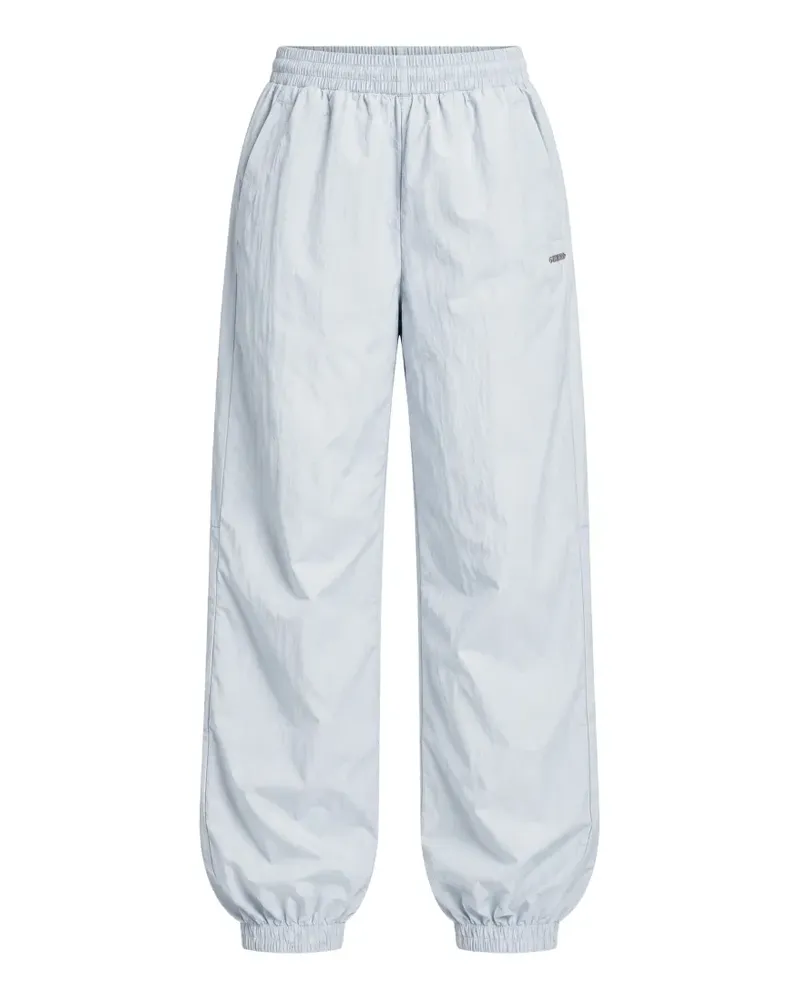 Guess Nina logo-plaque track pants - Blau Blau