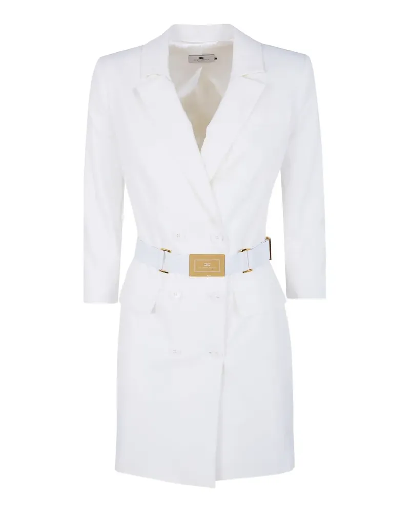 Elisabetta Franchi double-breasted mini dress - Weiß Weiß
