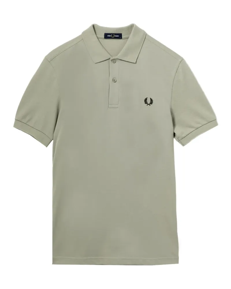 Fred Perry Poloshirt mit Logo-Stickerei - Grün Grün