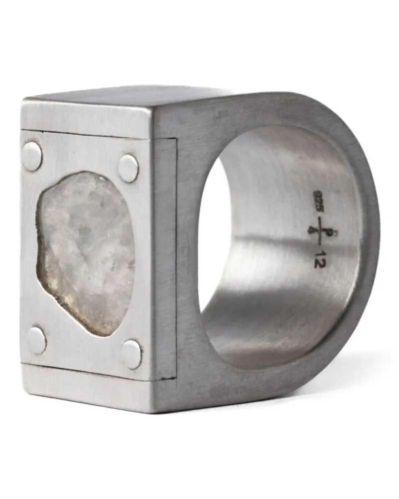 Parts Of Four Plate Diamant-Ring - Silber Silber