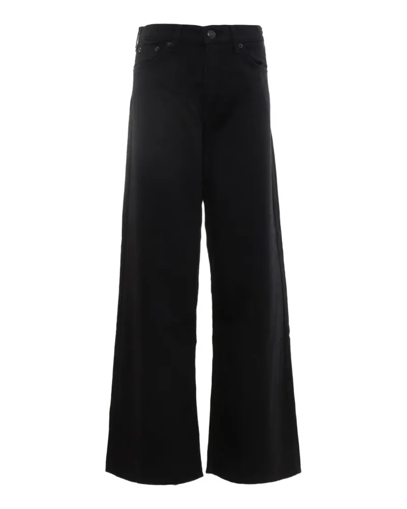 Rag & Bone Andi Jeans mit weitem Bein - Schwarz Schwarz