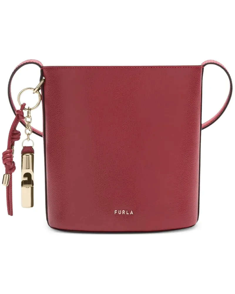 Furla Roxie Beuteltasche mit Anhänger - Rot Rot