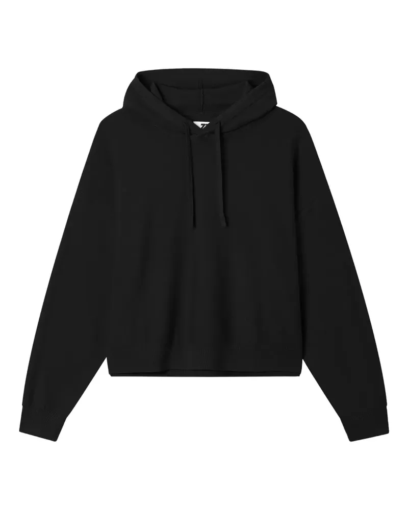 Izzue Hoodie mit Kordelzug - Schwarz Schwarz