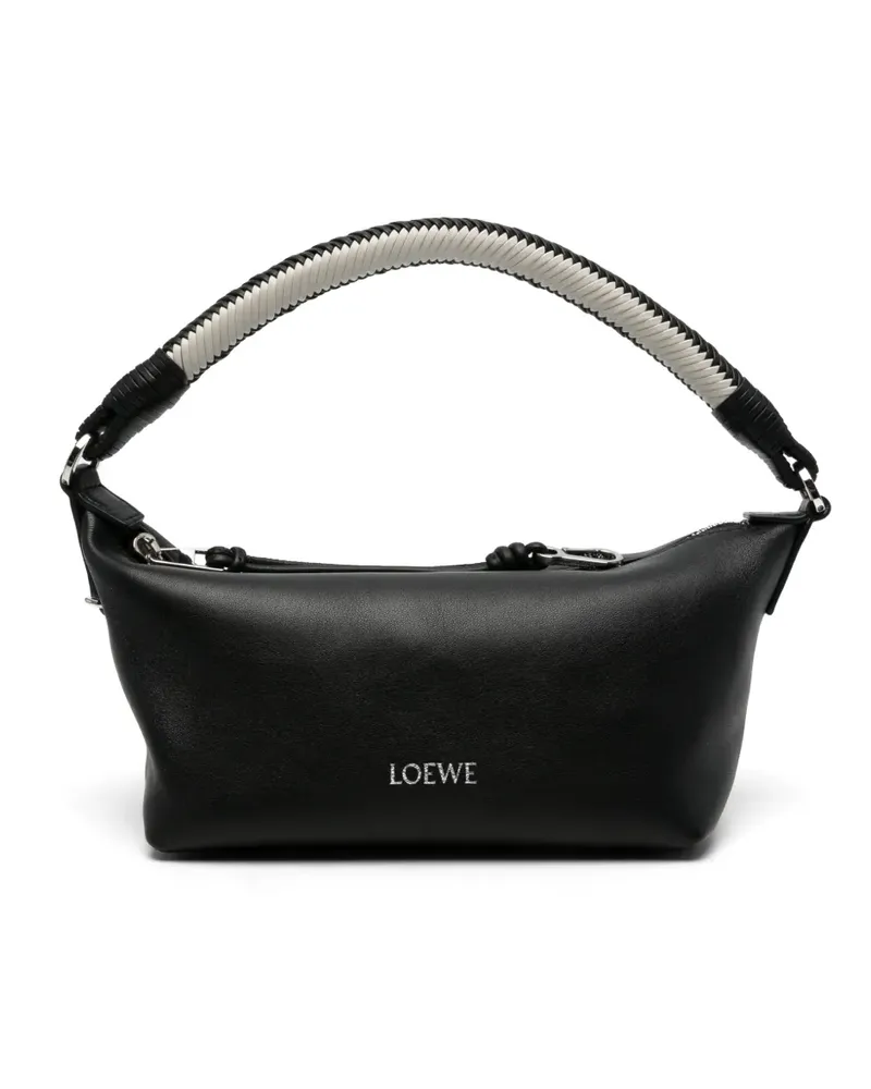 Loewe Mini Cala Schultertasche - Schwarz Schwarz