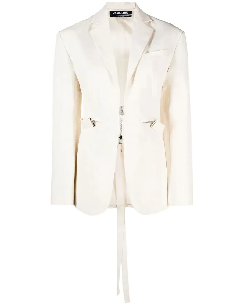 Jacquemus La Veste Filu Blazer - Nude Nude