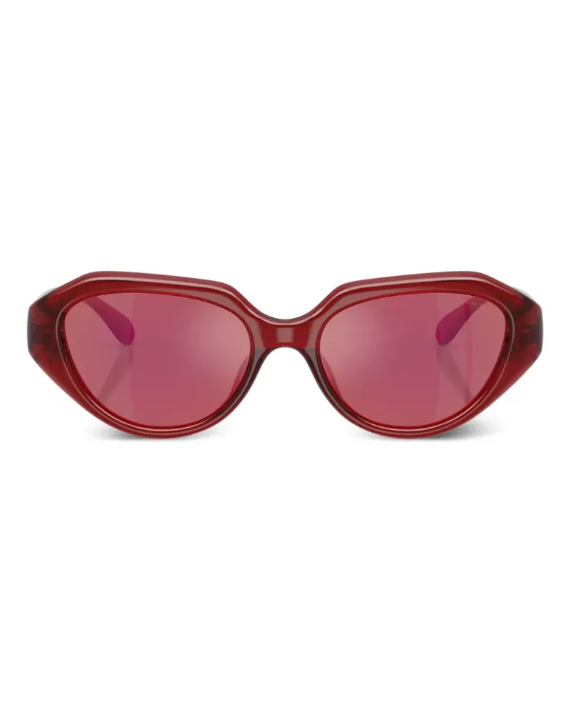 Coach Sonnenbrille mit Cat-Eye-Gestell - Rot Rot