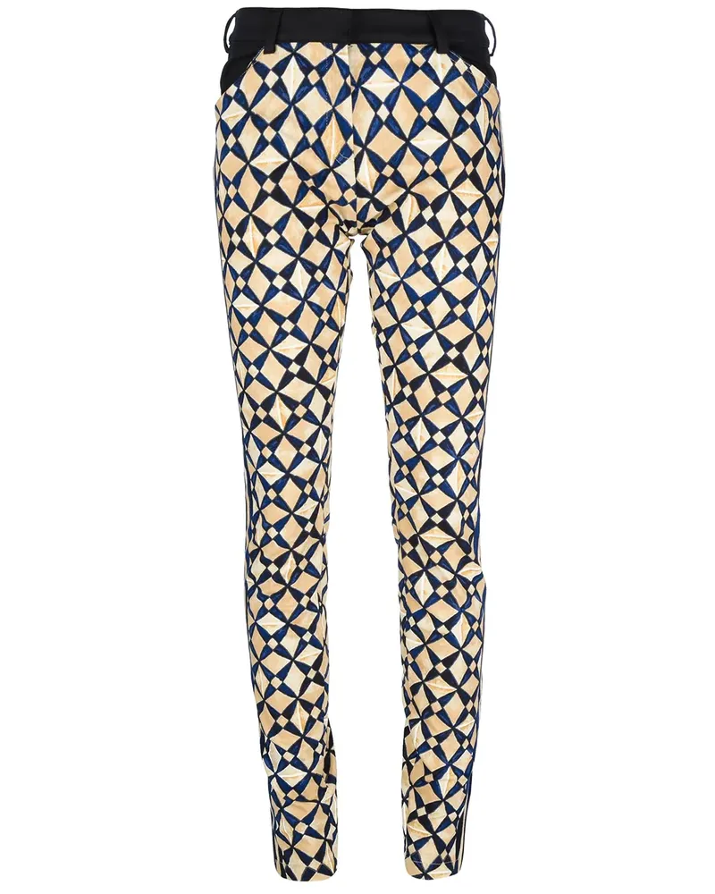 Balenciaga geometric print jeggings - Gelb Gelb