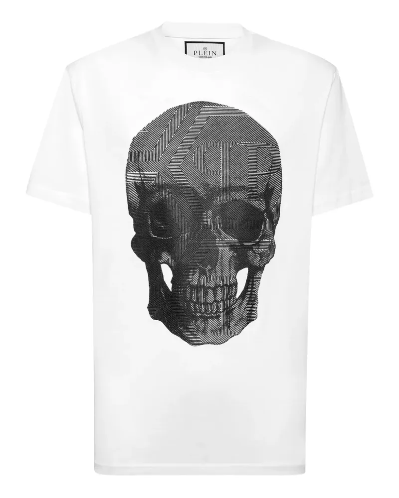 Philipp Plein Skull T-Shirt - Weiß Weiß