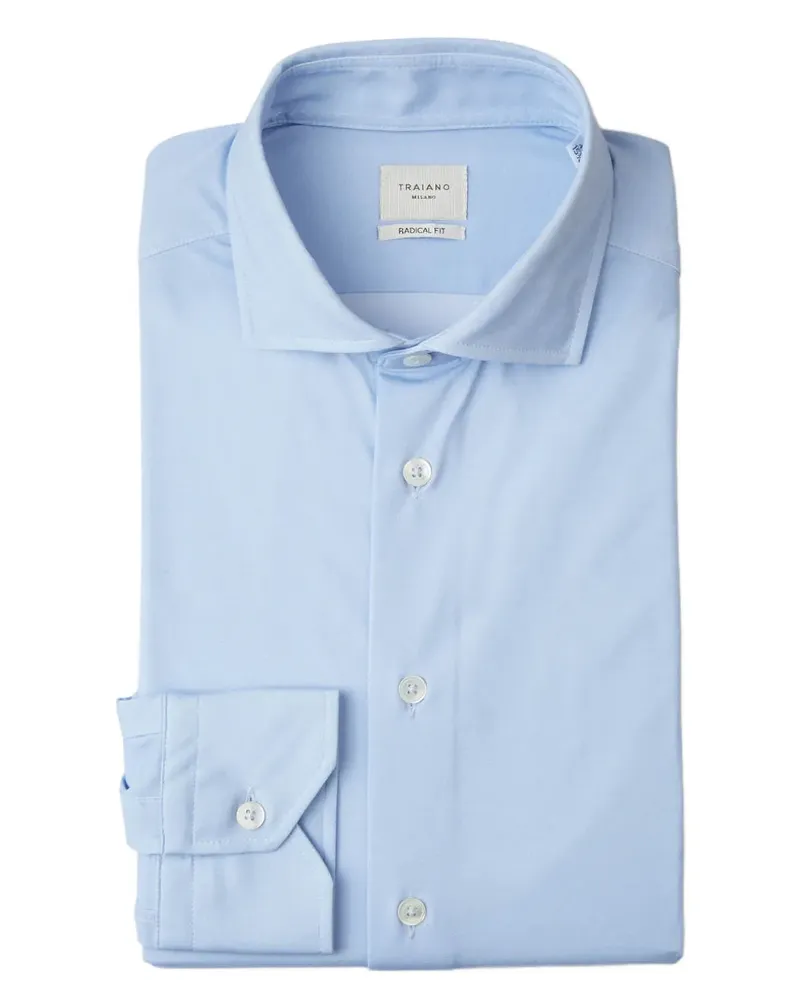 Traiano Milano Rossini Radical Hemd - Blau Blau