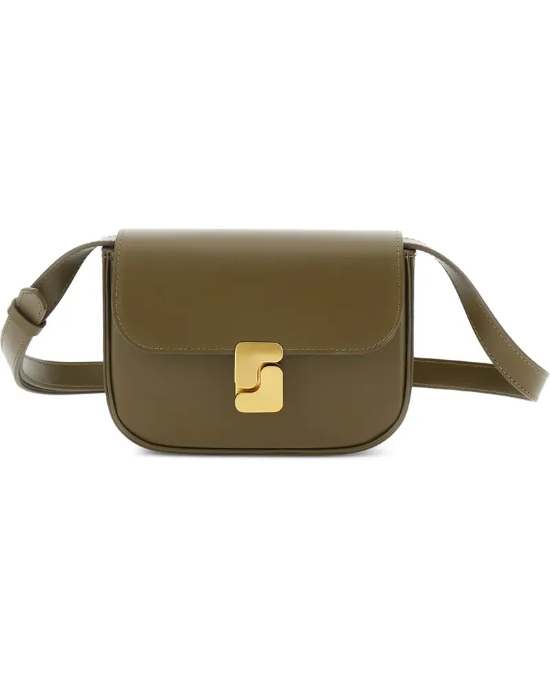 Soeur Mini Bell Schultertasche mit Schnalle - Grün Grün