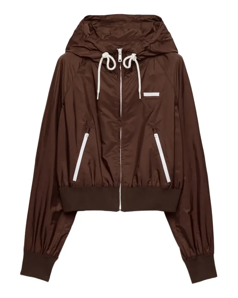 Prada lightweight re-nylon blouson jacket - Braun Braun