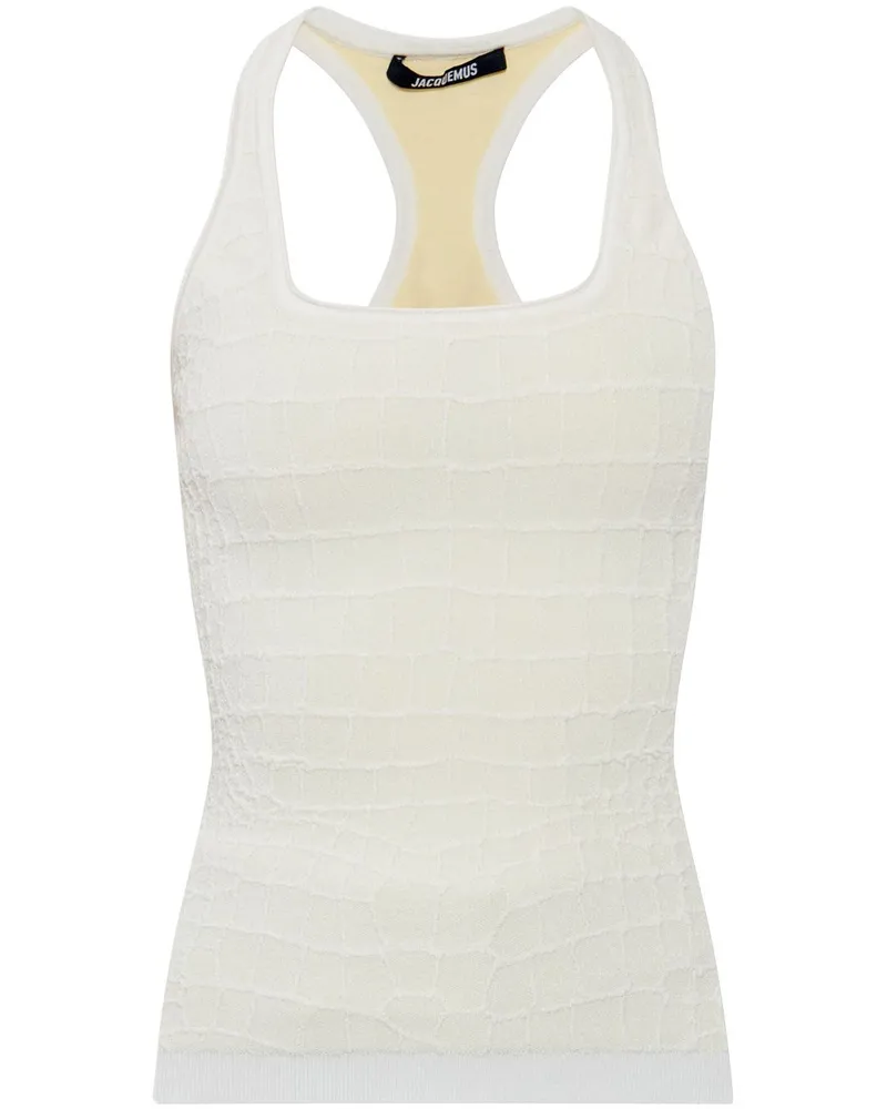Jacquemus Scala Tanktop - Weiß Weiß