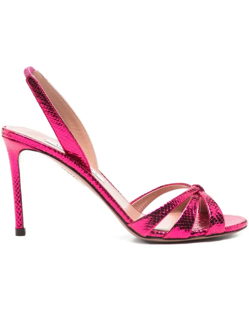 Aquazzura Tati Slingback-Sandalen 85mm - Rosa Rosa