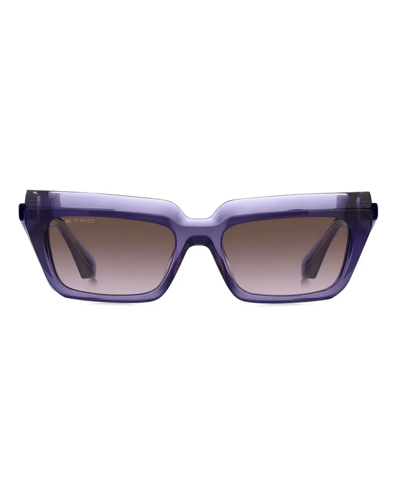 Etro Sonnenbrille mit eckigem Gestell - Violett Violett