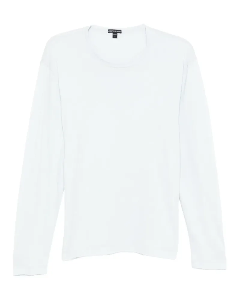 James Perse T-Shirt mit rundem Ausschnitt - Blau Blau