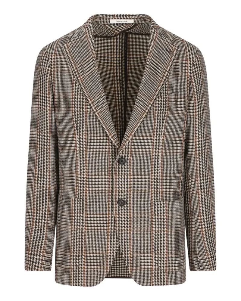 Tagliatore Jacke mit Karomuster - Braun Braun