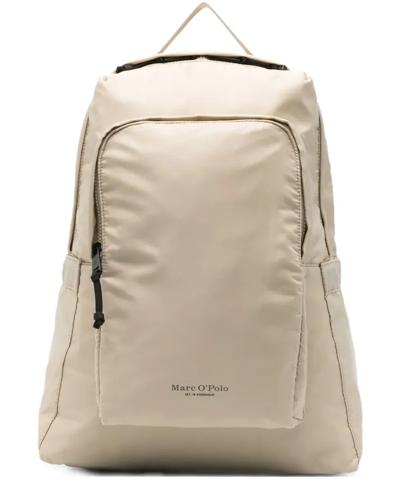 Marc O'Polo Rucksack mit Logo-Detail - Nude Nude