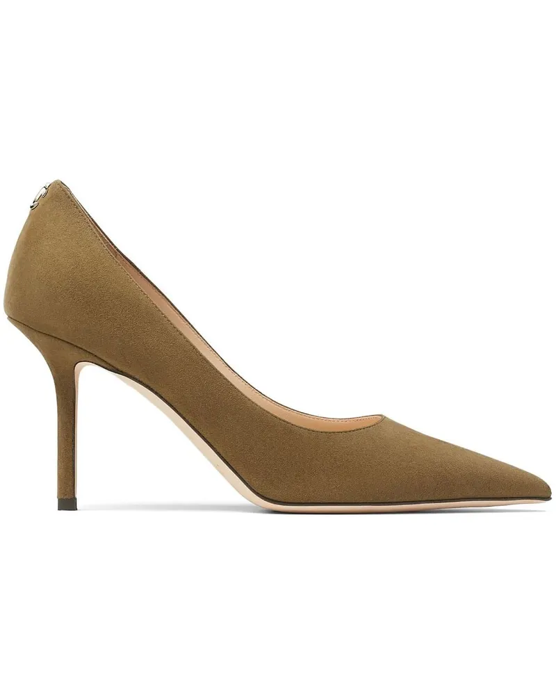 Jimmy Choo Love Pumps mit spitzer Kappe 85mm - Grün Grün