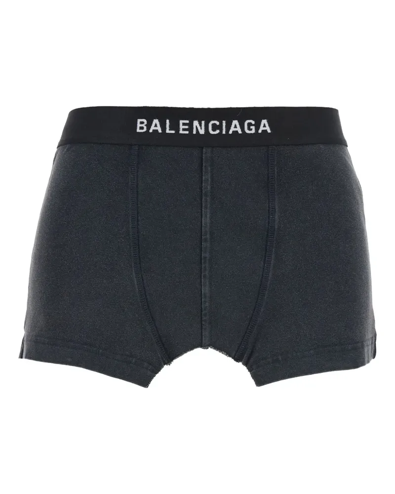 Balenciaga Rock mit Cut-Out-Slip - Grau Grau