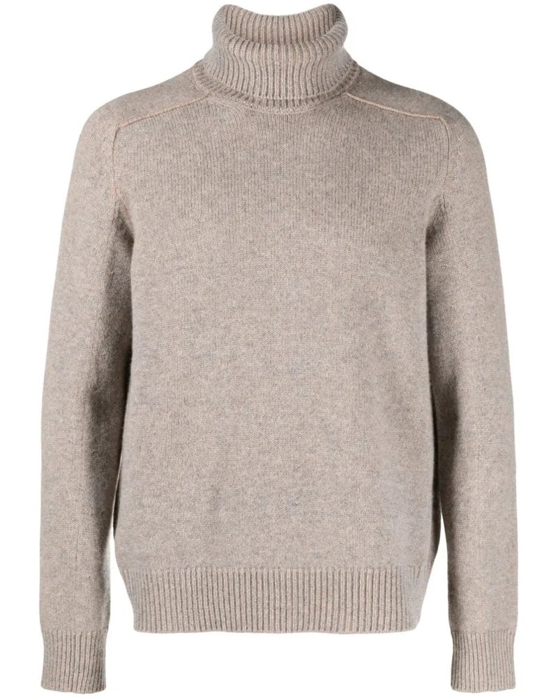 Ermenegildo Zegna Rollkragenpullover aus Kaschmir - Nude Nude