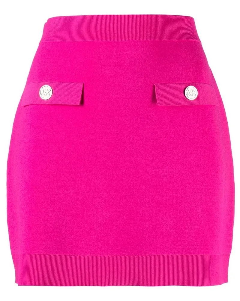 Michael Kors Rock mit Knöpfen - Rosa Rosa