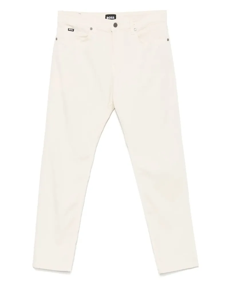 HUGO BOSS Hose mit Logo-Patch - Nude Nude