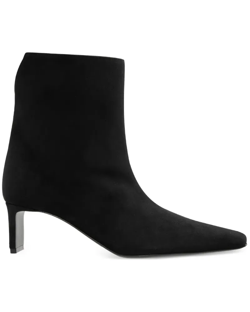 KHAITE Ona Stiefel mit eckiger Kappe 55mm - Schwarz Schwarz