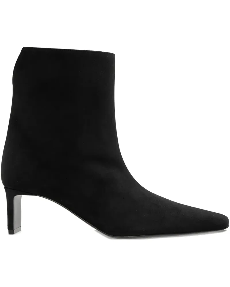 KHAITE Ona Stiefel mit eckiger Kappe 55mm - Schwarz Schwarz