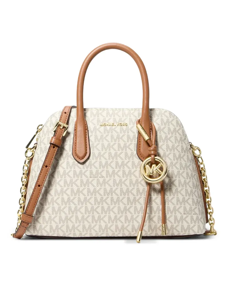 Michael Kors Mittelgroße Tote Bag mit Monogramm-Print - Nude Nude
