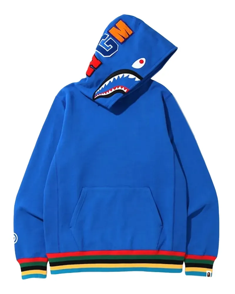 BAPE Shark-print hoodie - Blau Blau