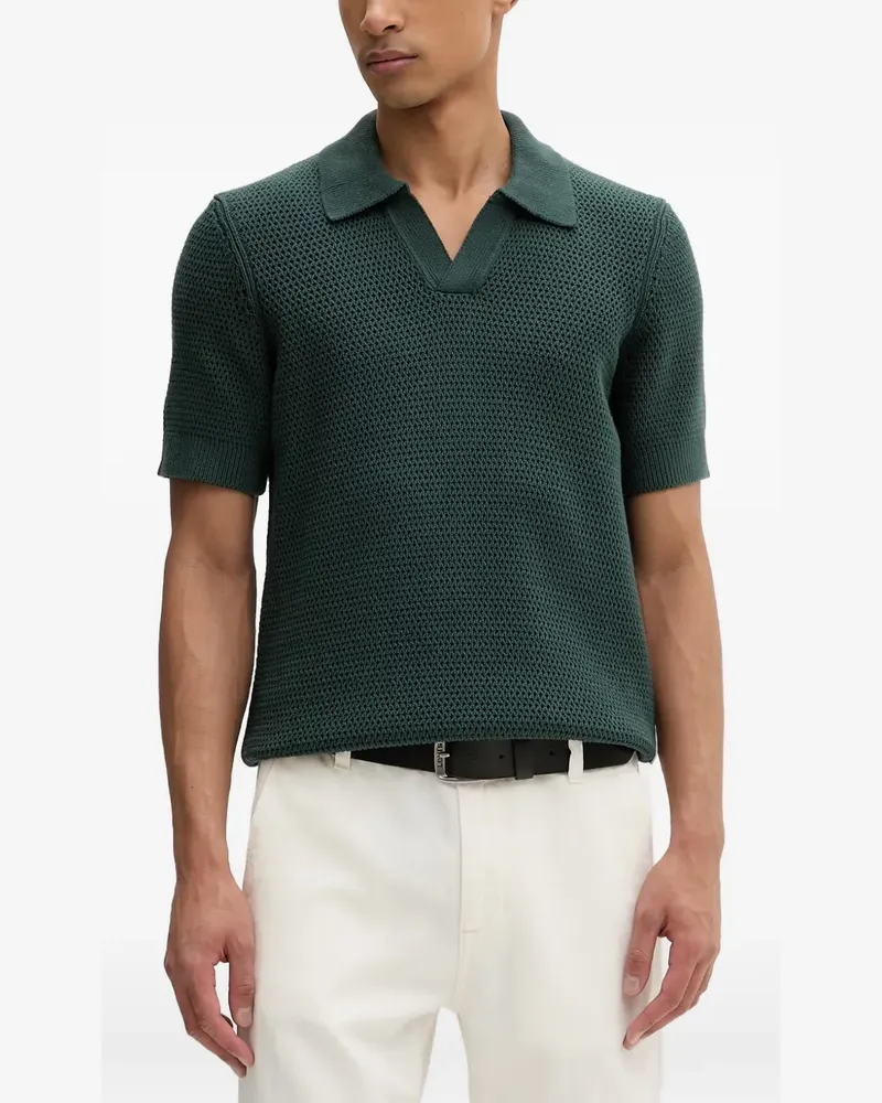 Marc O'Polo open-knit T-shirt - Grün Grün
