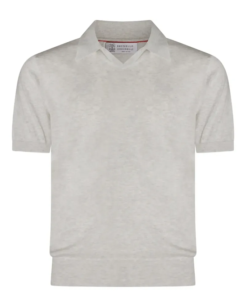 Brunello Cucinelli short-sleeve cotton T-shirt - Grau Grau