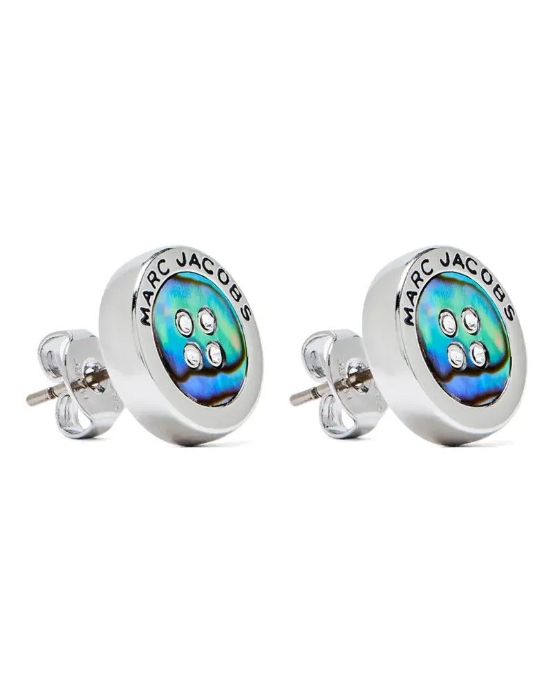 Marc Jacobs Knopf-Ohrringe - Silber Silber