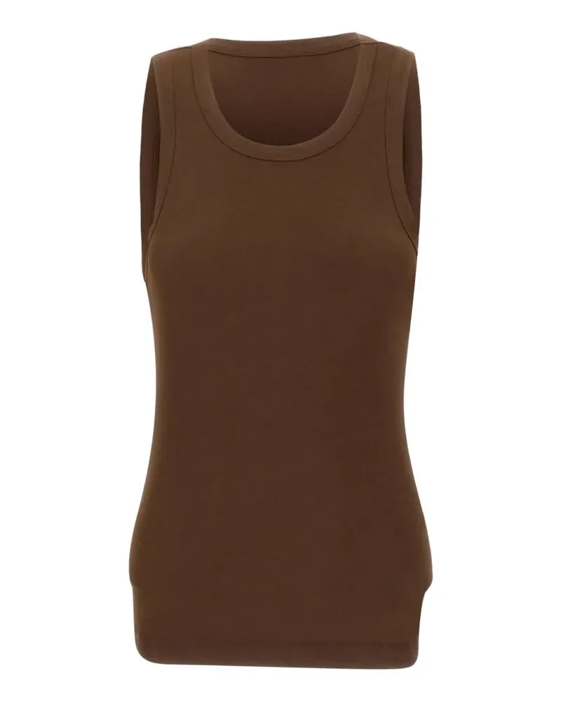 Entire Studios Sheer tank top - Braun Braun