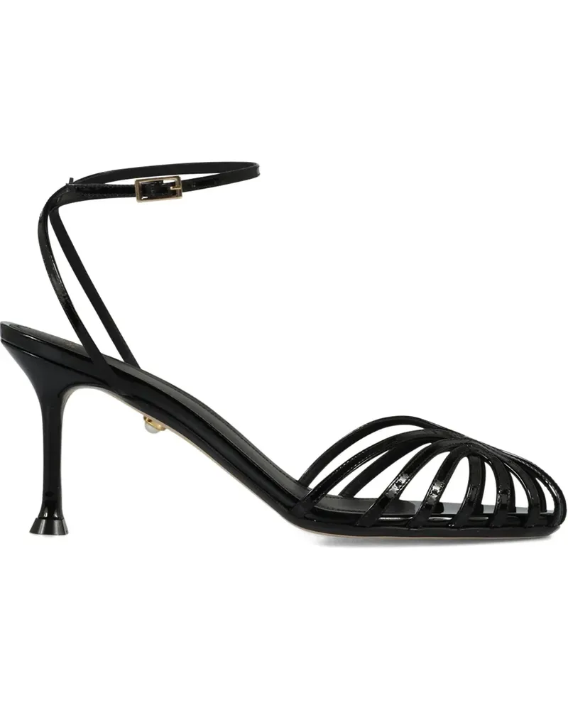 Alevì Karel Sandalen mit Knöchelriemen 75mm - Schwarz Schwarz