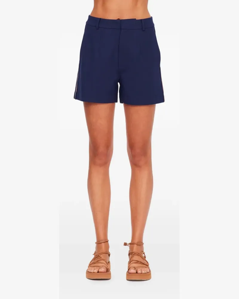 The Upside Gestreifte Toledo Leon Shorts - Blau Blau