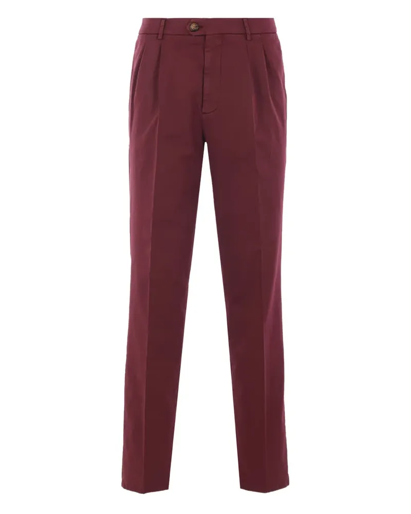 Brunello Cucinelli Hose mit geradem Bein - Rot Rot