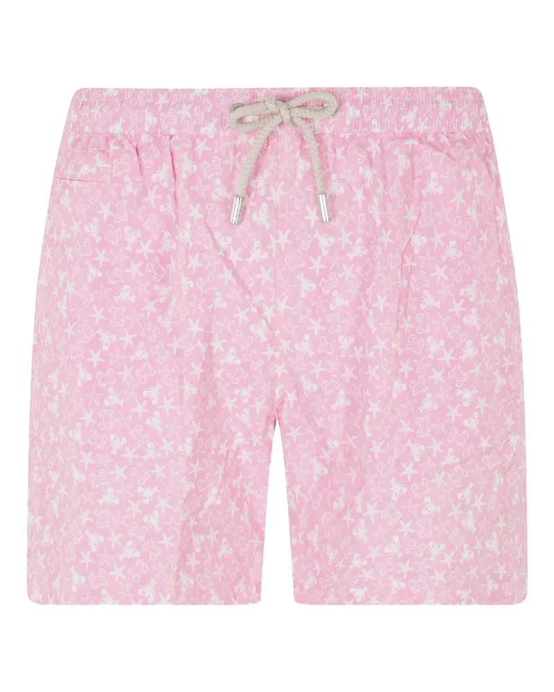 MC2 Saint Barth Lighting Micro starfish-print swim shorts - Rosa Rosa