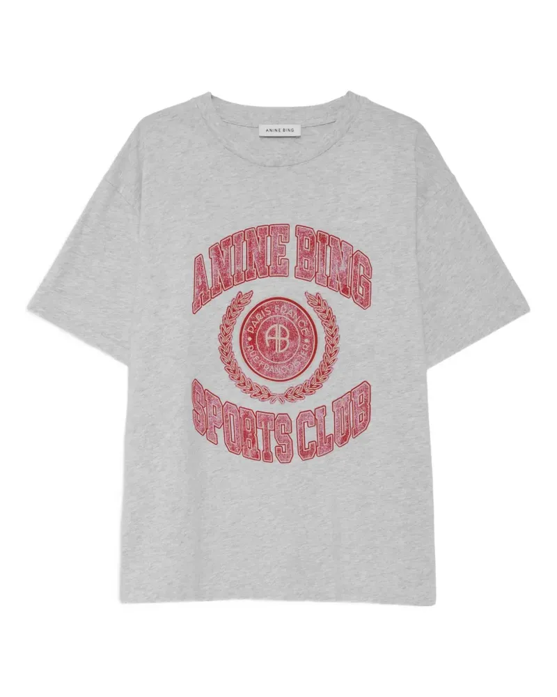 Anine Bing Cade Collegiate T-Shirt - Grau Grau