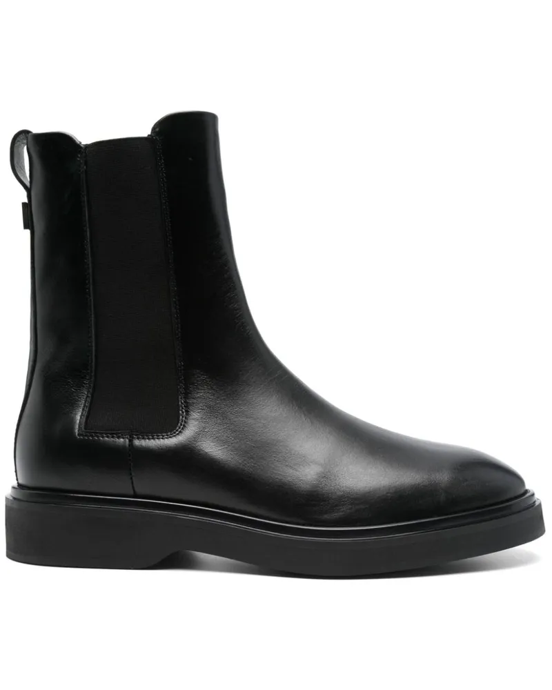 Calvin Klein Chelsea-Boots aus Leder - Schwarz Schwarz