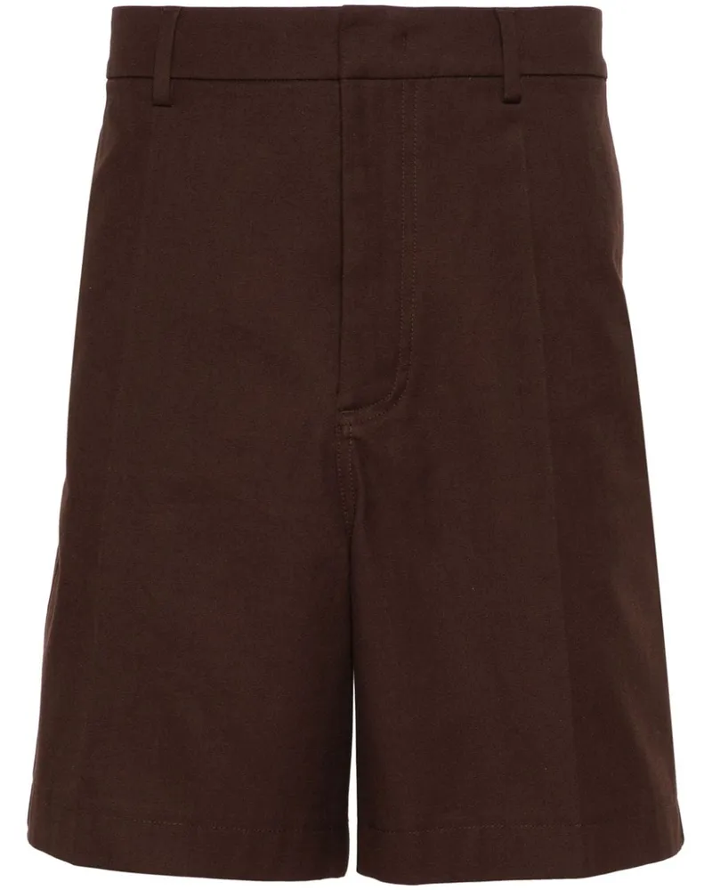 Valentino Garavani Shorts mit Bügelfalten - Braun Braun