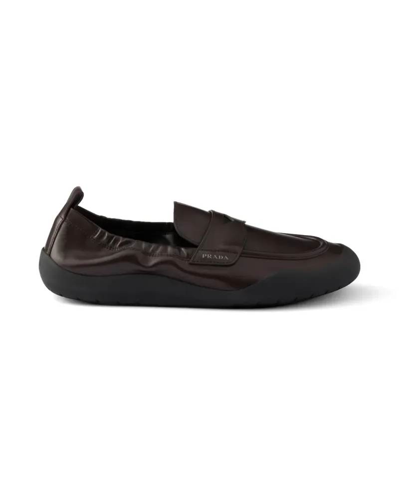 Prada Speedrock Loafer aus Leder - Braun Braun