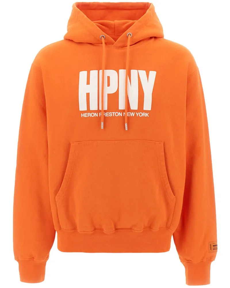 Heron Preston Hoodie mit "HPNY"-Print - Orange Orange