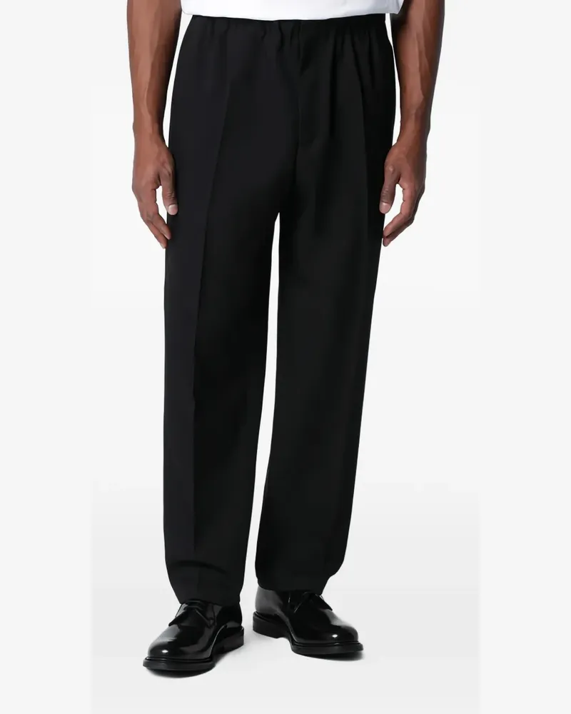 Jil Sander elasticated tailored trousers - Schwarz Schwarz