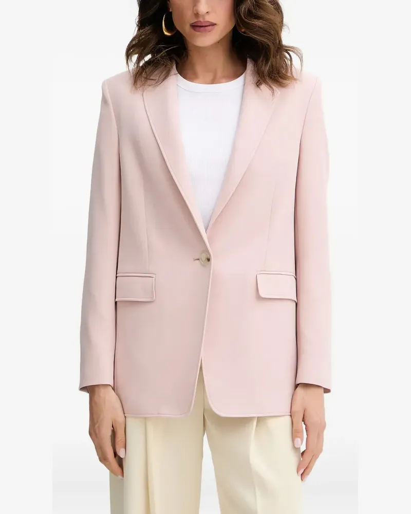 HUGO BOSS Blazer mit fallendem Revers - Rosa Rosa
